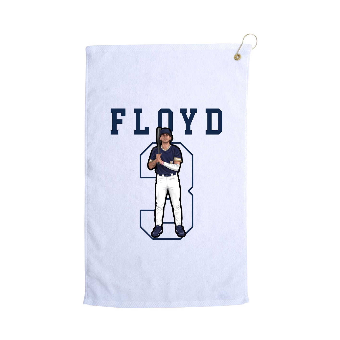 Golf Towel — Shirsey in White