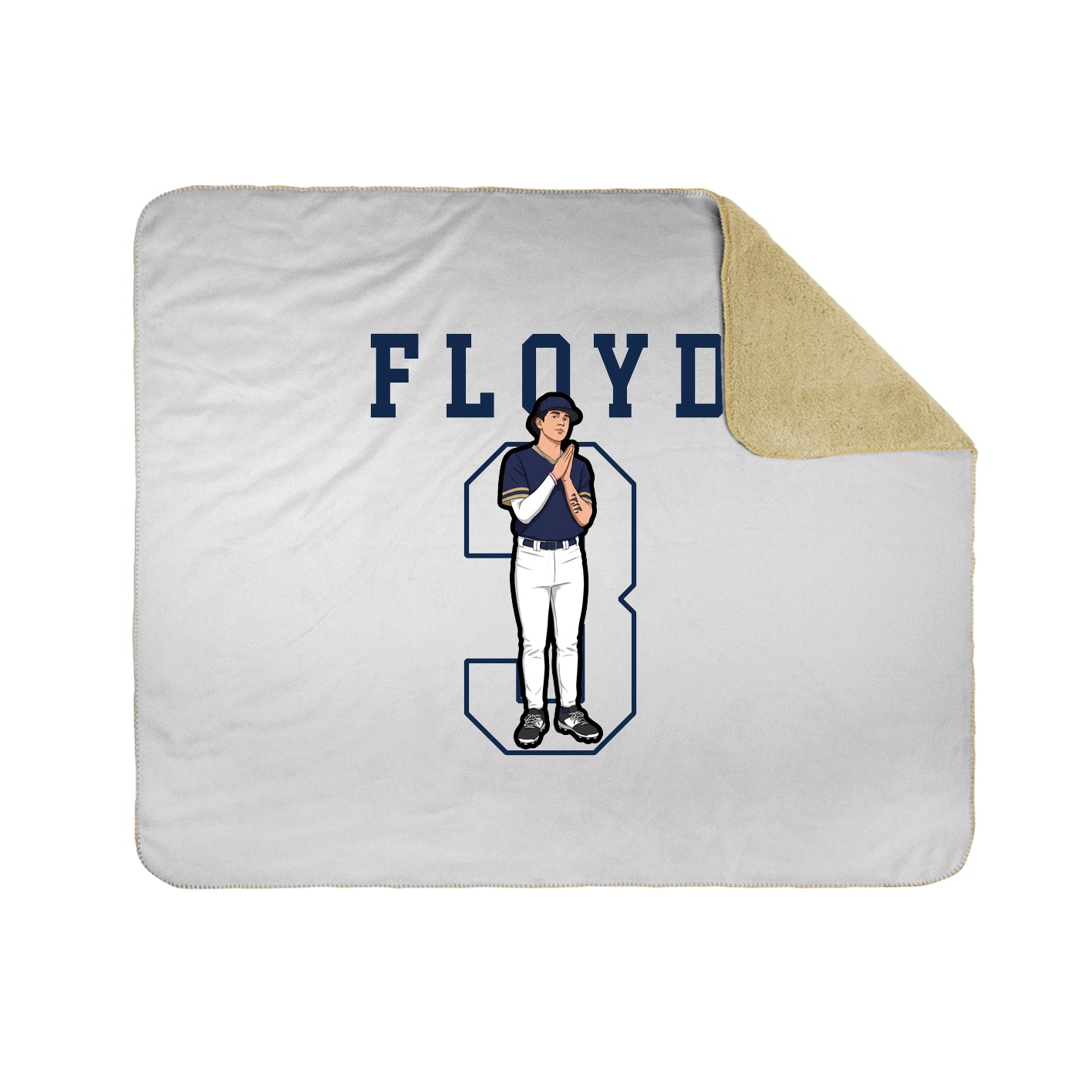 Throw Blanket — Shirsey in White