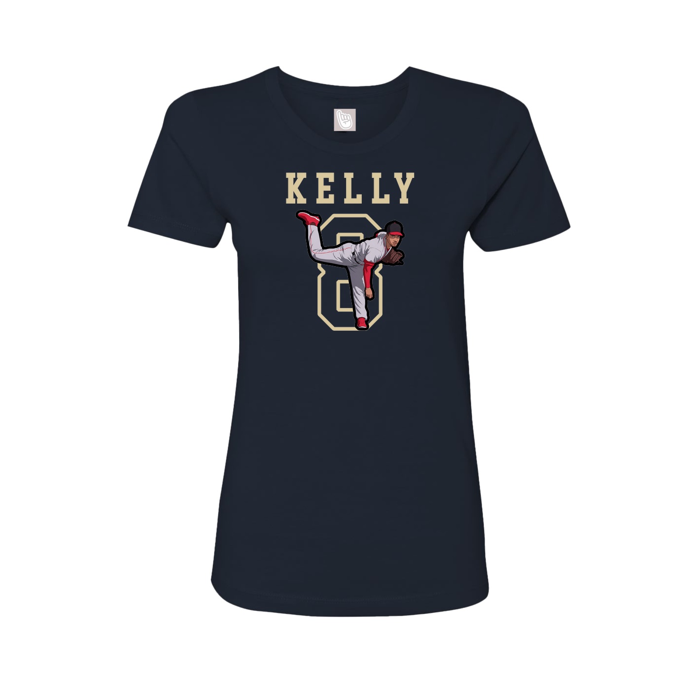 Fitted Women's Tee — Shirsey in Navy