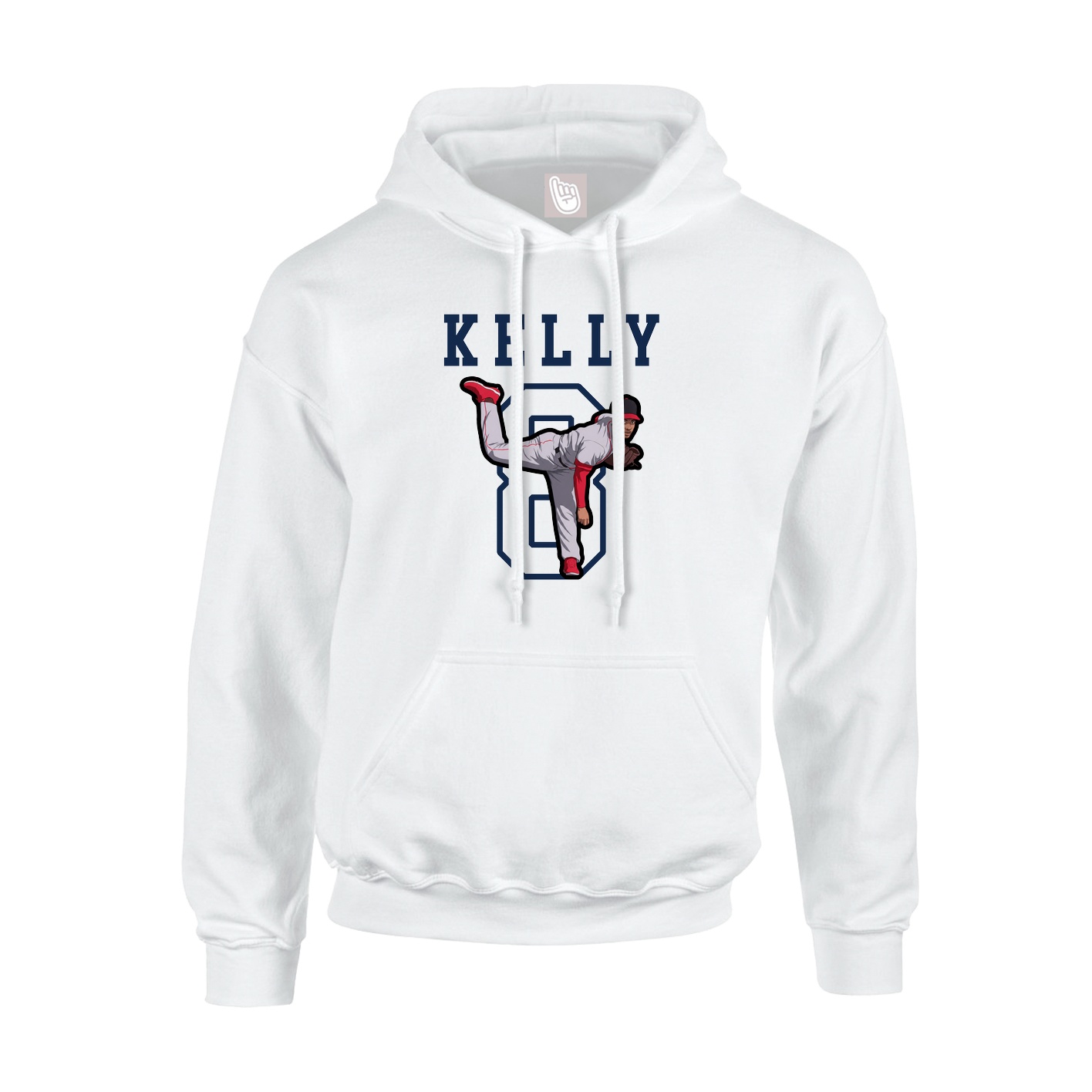 Hoodie — Shirsey in White