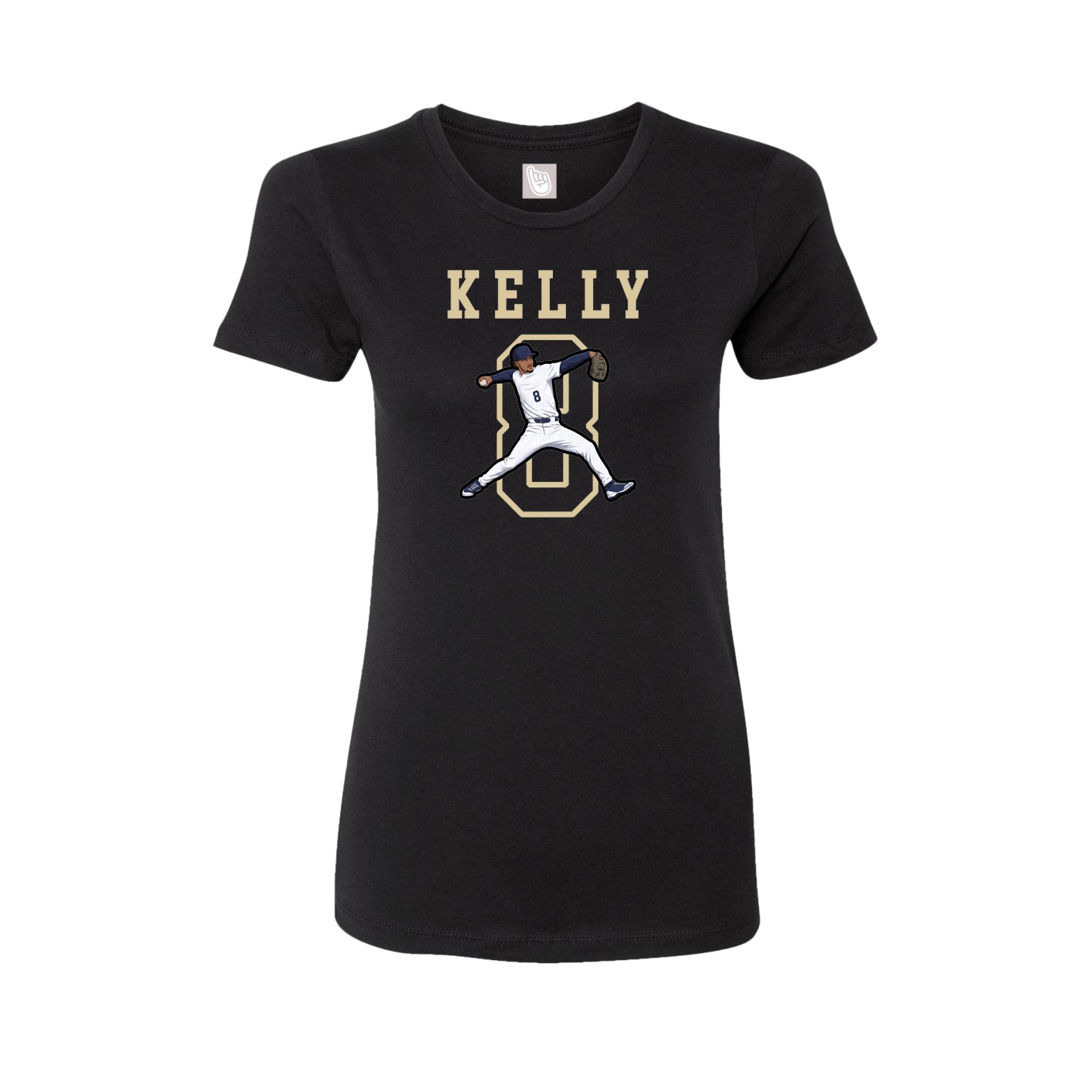 Fitted Women's Tee — Shirsey in Black