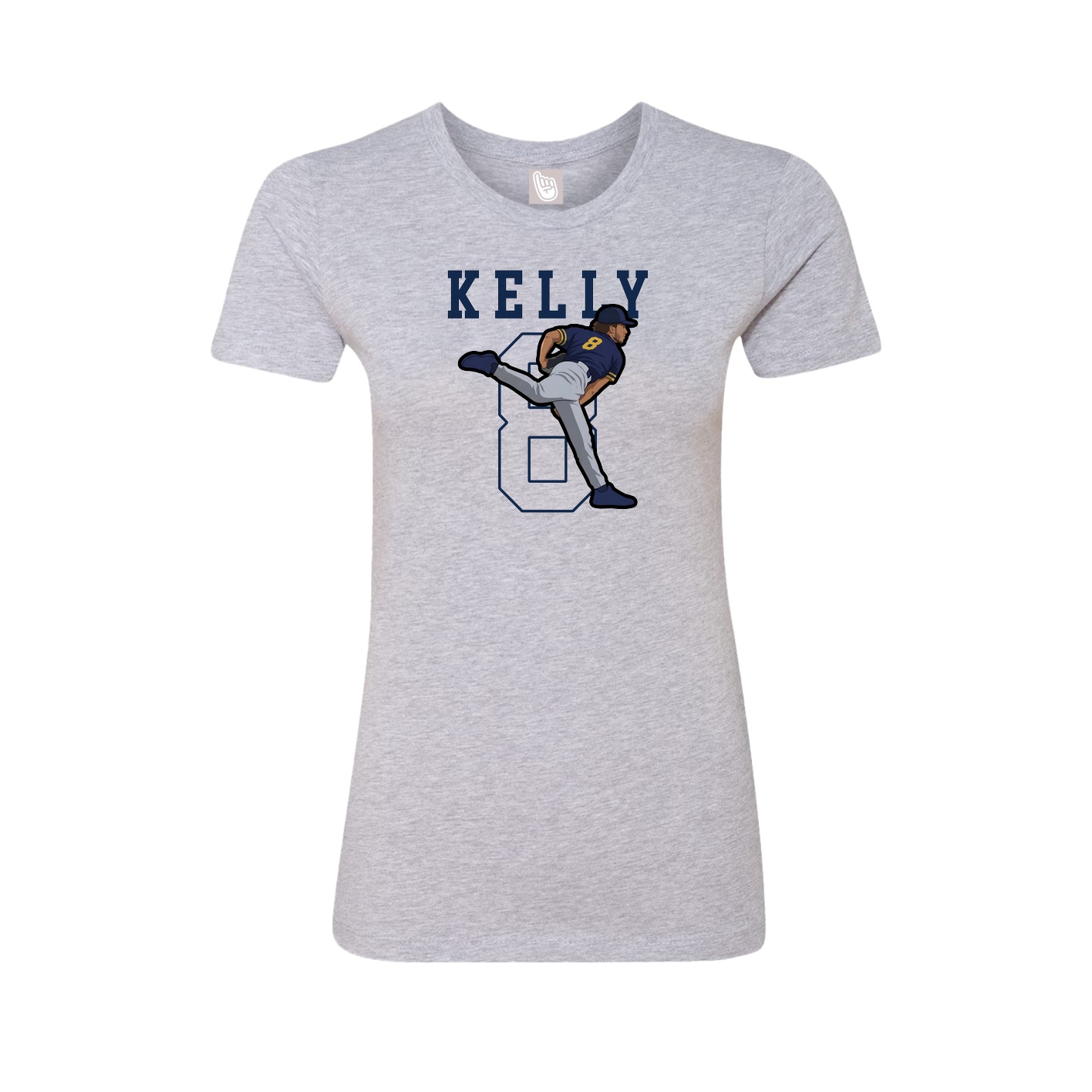 Fitted Women's Tee — Shirsey in Grey