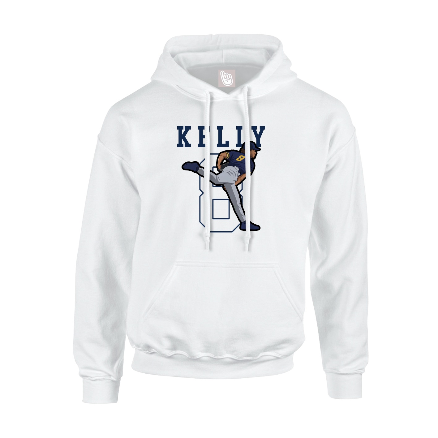 Hoodie — Shirsey in White