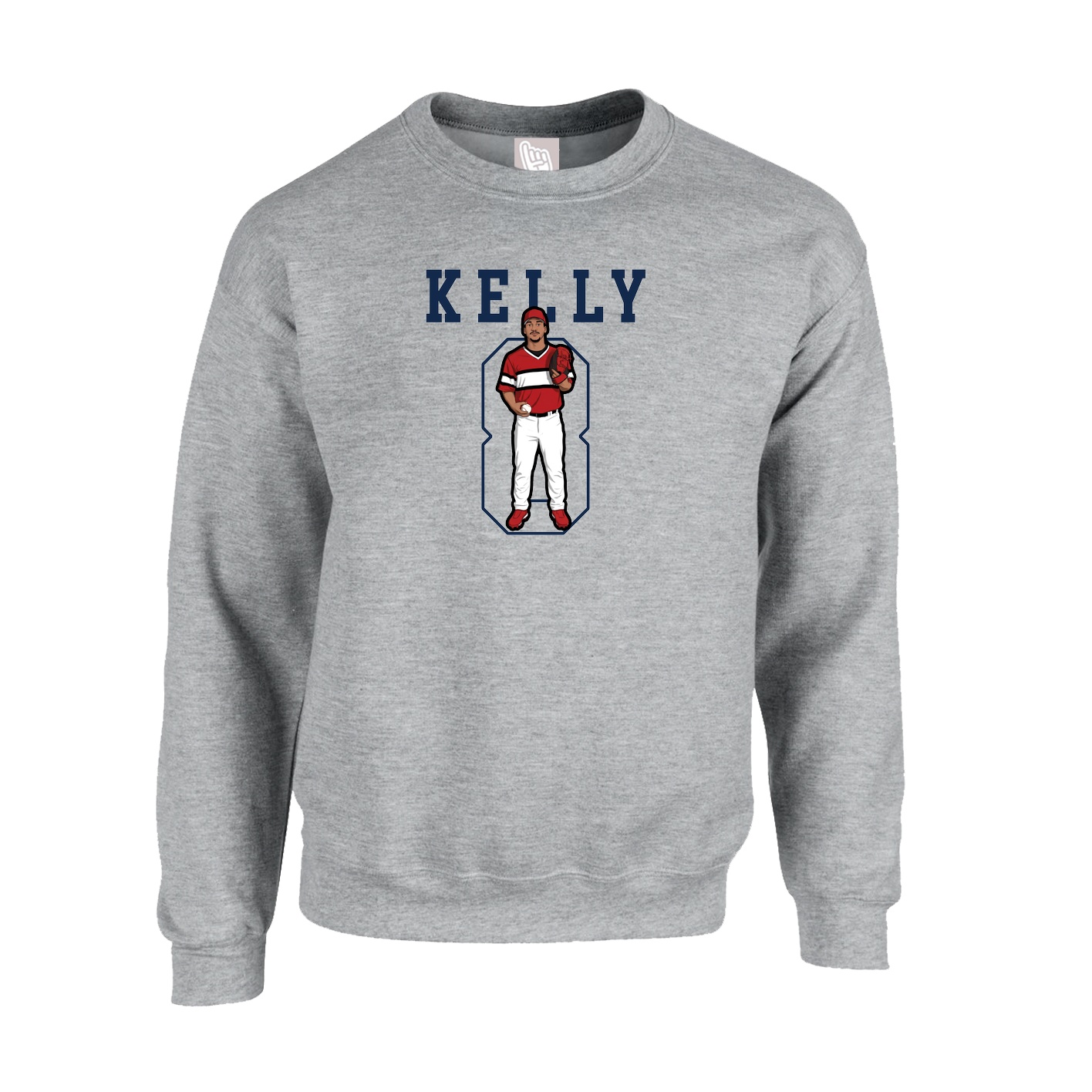 Fleece Crew — Shirsey in Grey