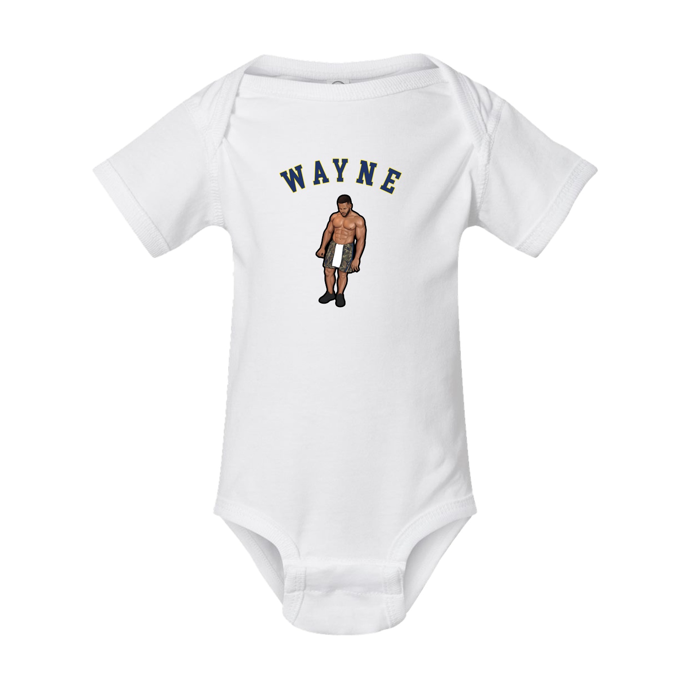 Baby Onesie — Shirsey Arch in White