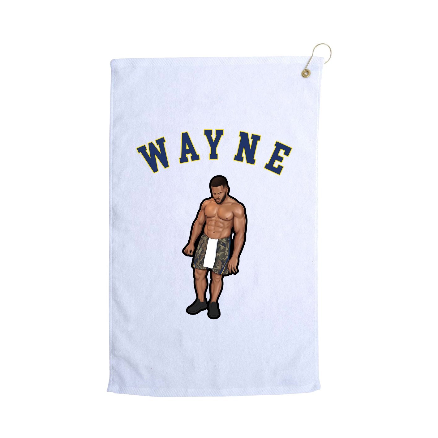 Golf Towel — Shirsey Arch in White