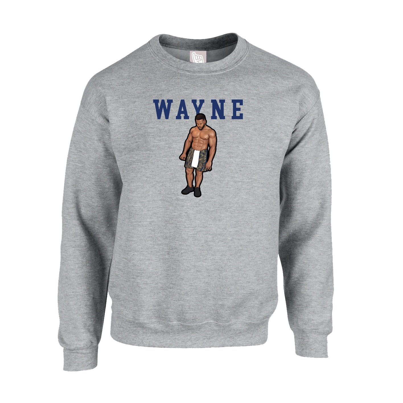 Fleece Crew — Shirsey in Grey