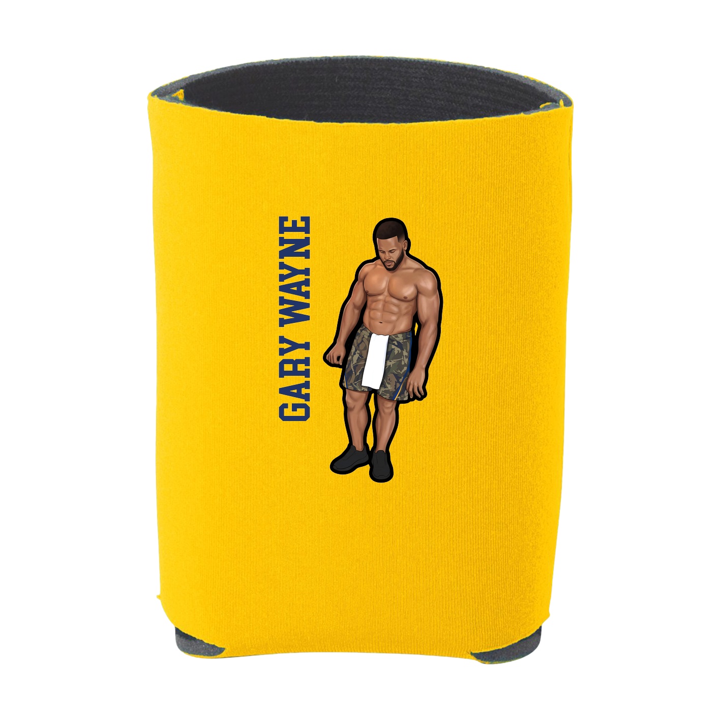 Can Holder — Name Vertical in Yellow