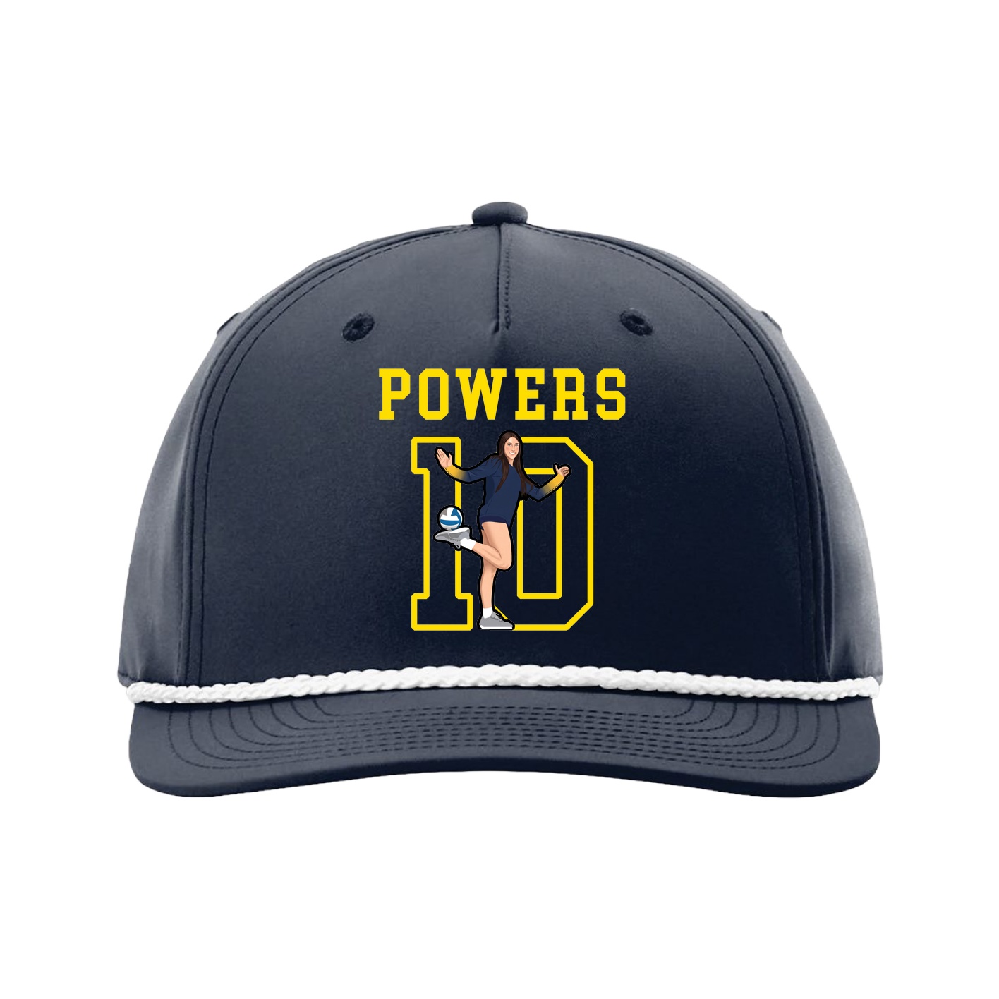 Five-Panel Classic Rope Cap — Shirsey in Navy