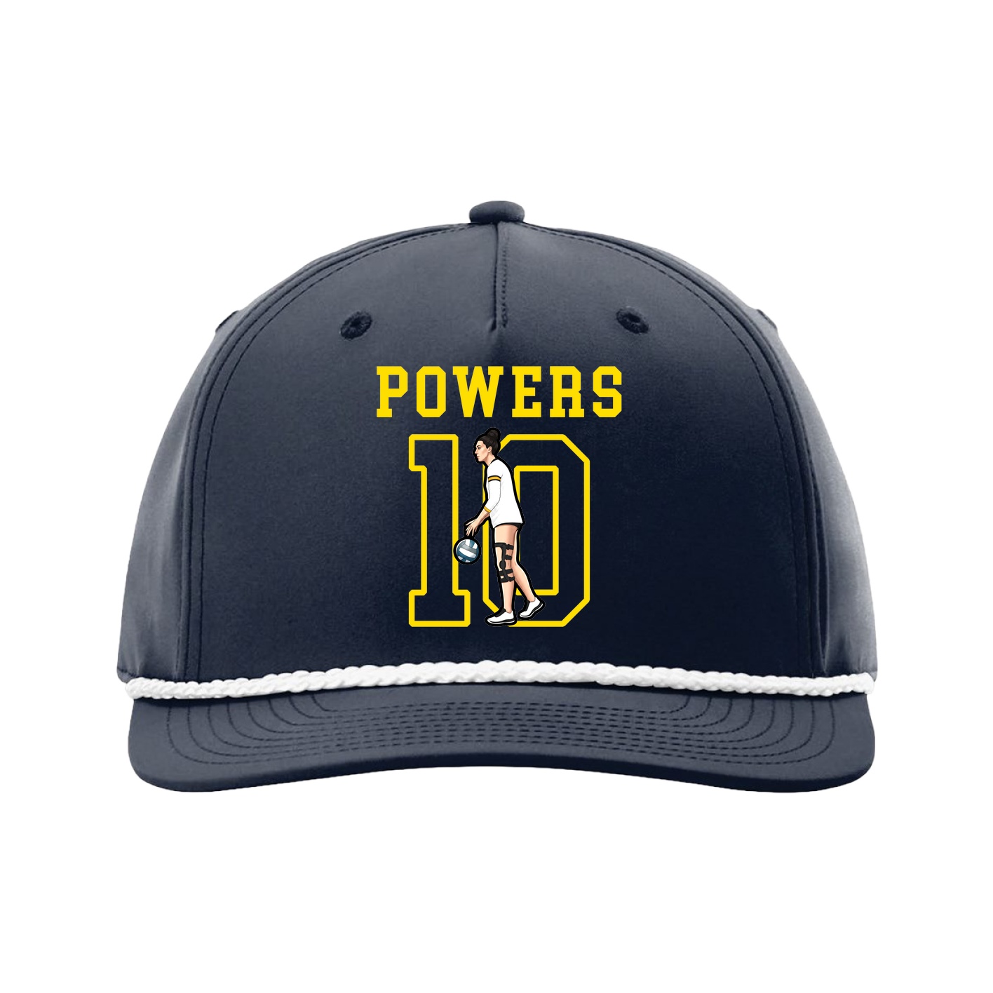 Five-Panel Classic Rope Cap — Shirsey in Navy