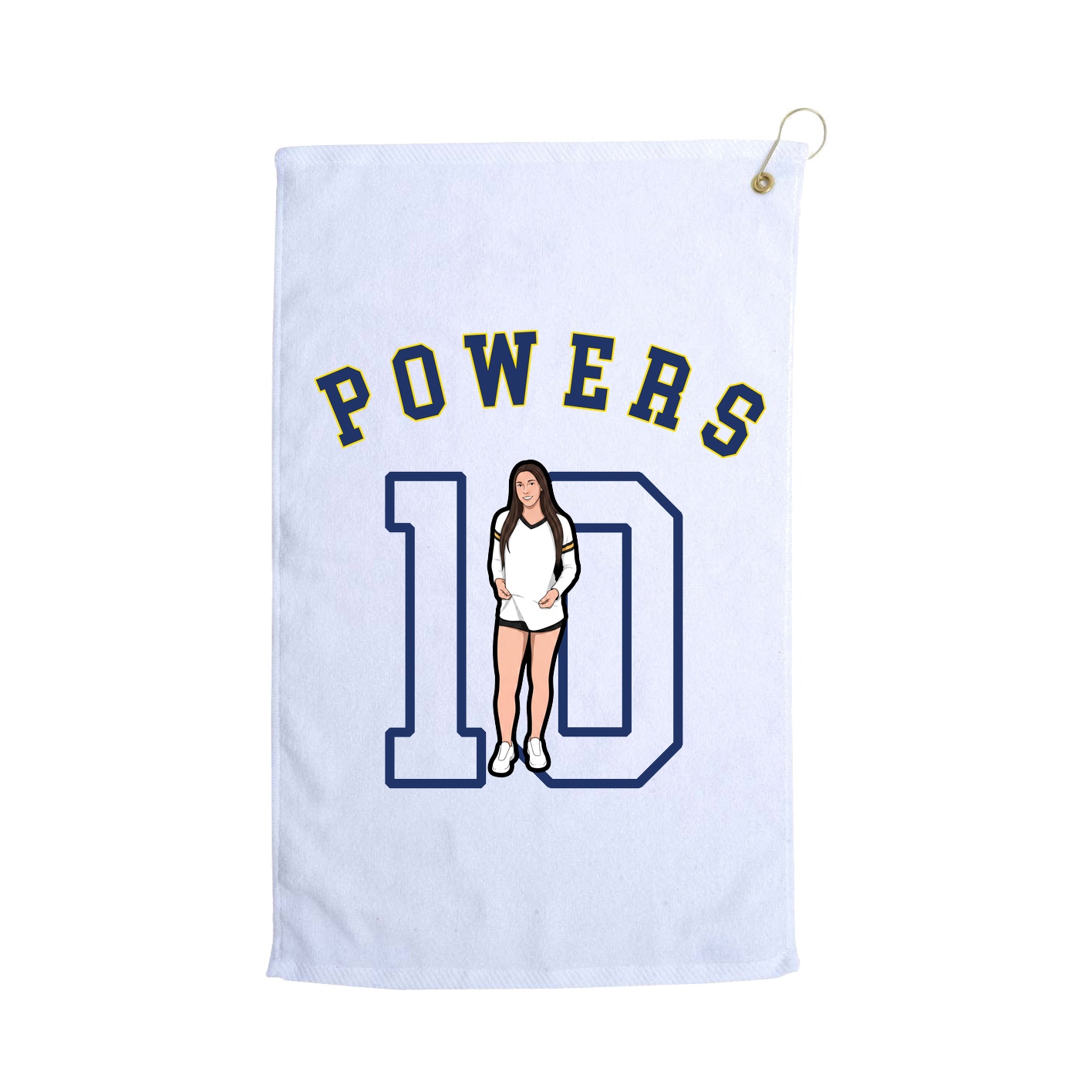 Golf Towel — Shirsey Arch in White