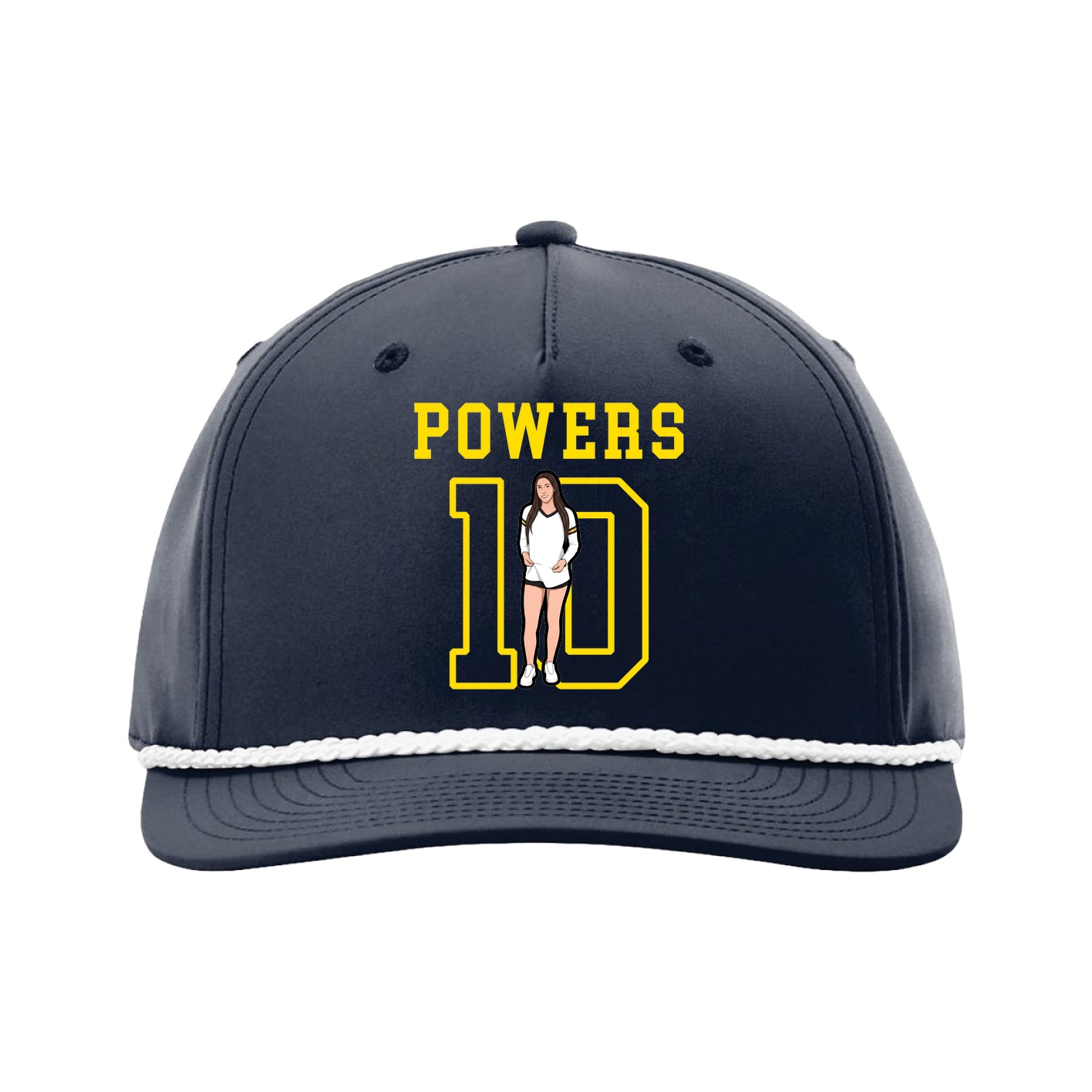 Five-Panel Classic Rope Cap — Shirsey in Navy