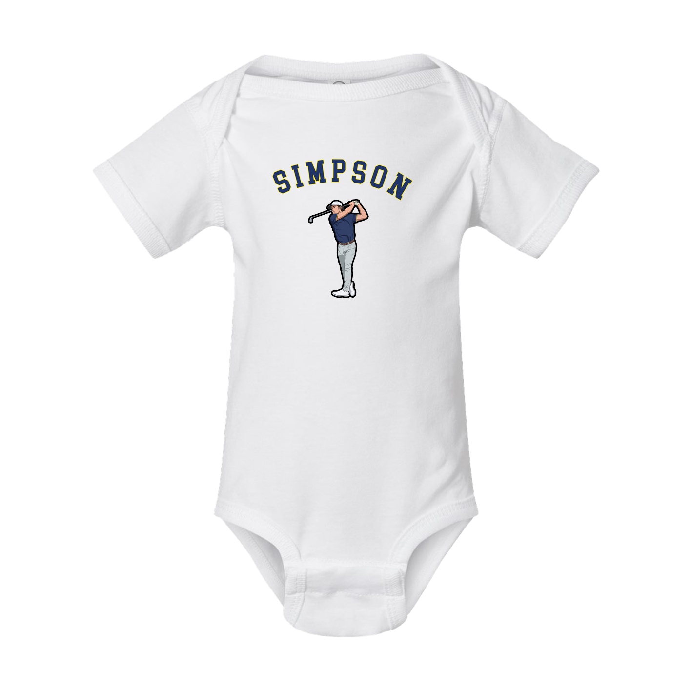 Baby Onesie — Shirsey Arch in White