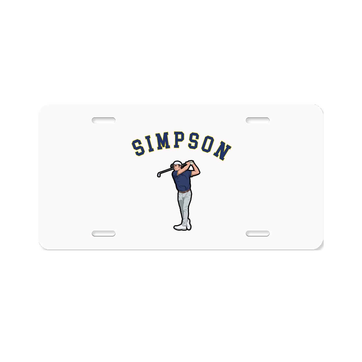 License Plate — Shirsey Arch in Classic