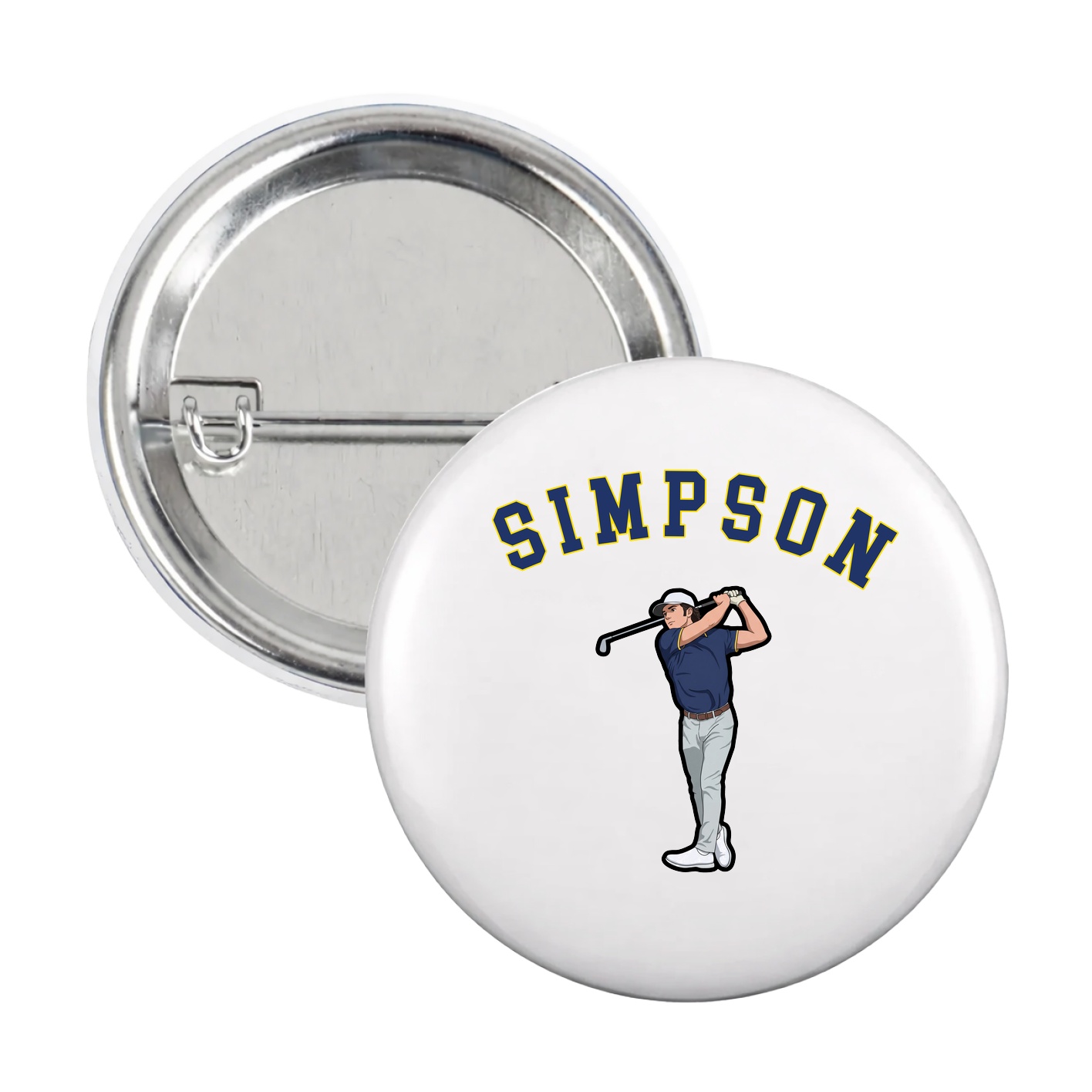 Game Day Button — Shirsey Arch in White