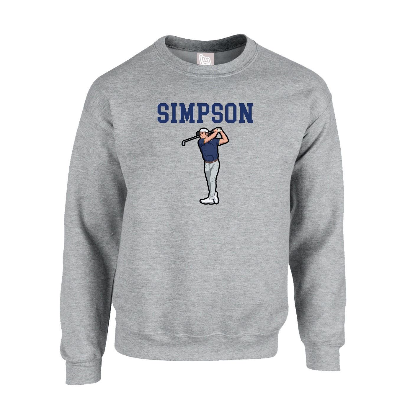 Fleece Crew — Shirsey in Grey