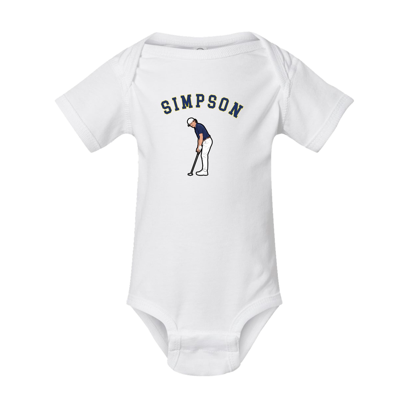 Baby Onesie — Shirsey Arch in White