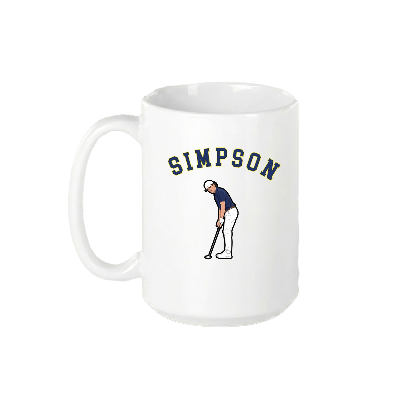 15oz Coffee Mug — Shirsey Arch in White