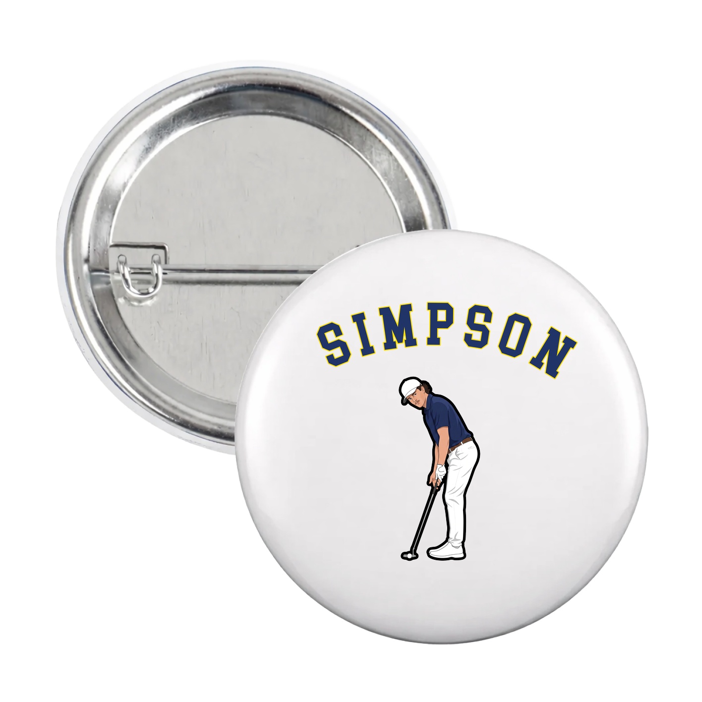 Game Day Button — Shirsey Arch in White