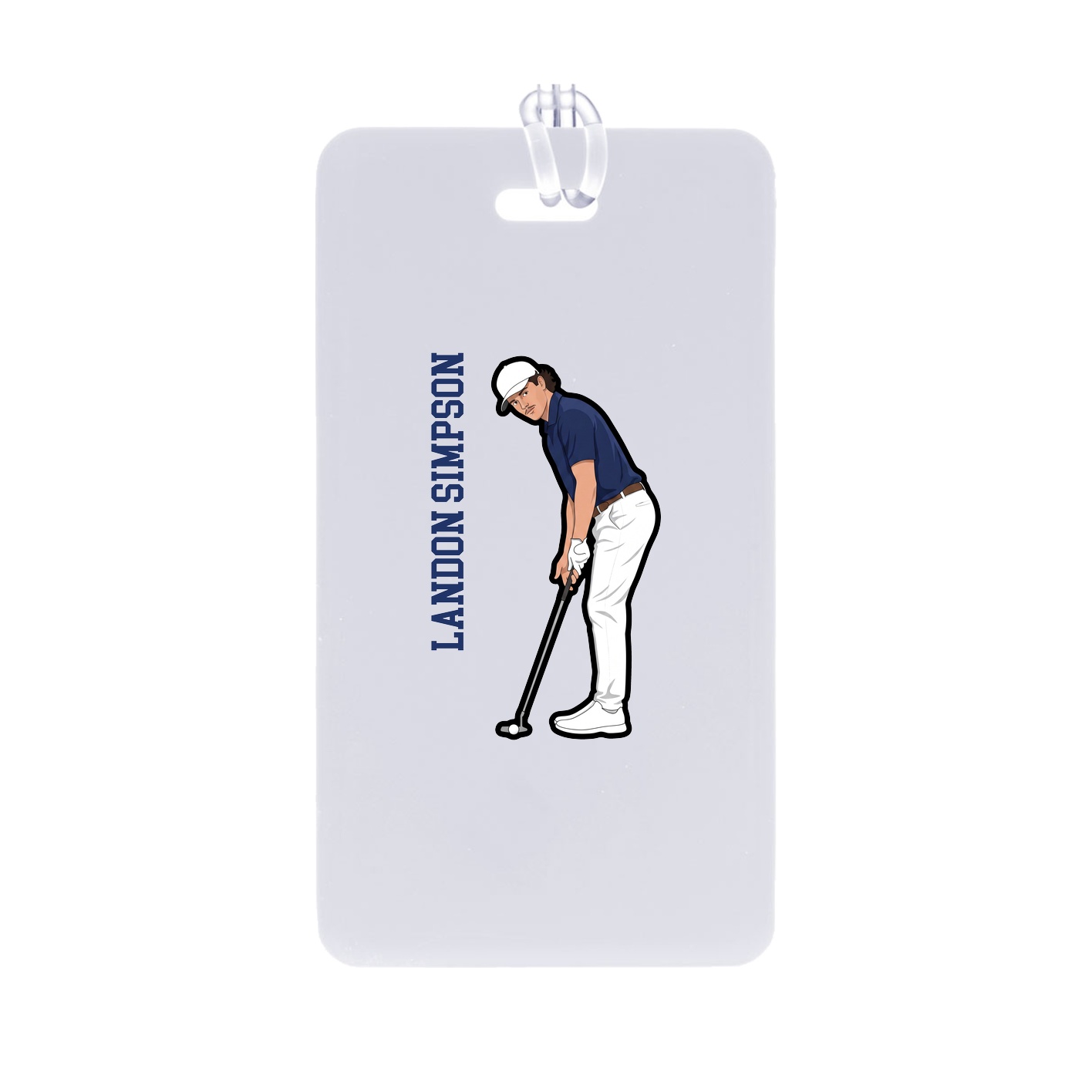 Bag Tag — Name Vertical in Classic