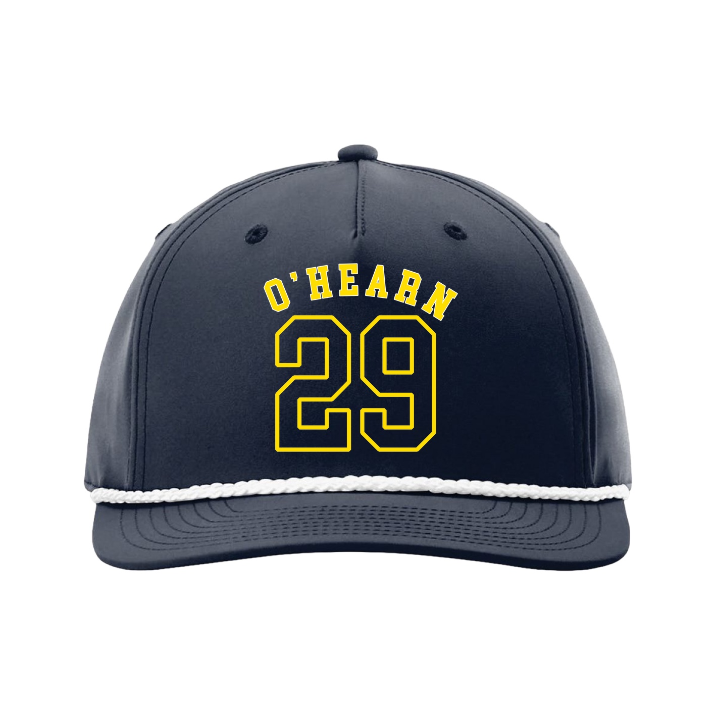 Five-Panel Classic Rope Cap — Shirsey Arch in Navy