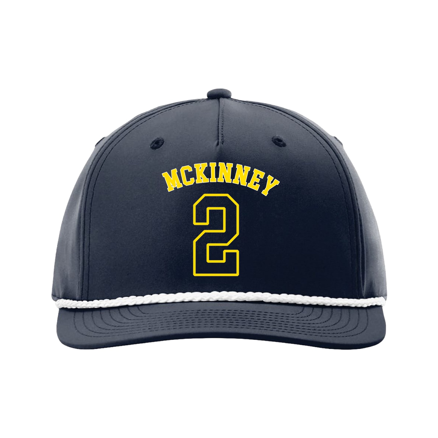 Five-Panel Classic Rope Cap — Shirsey Arch in Navy
