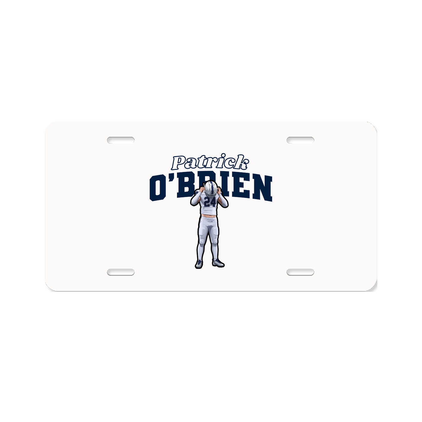 License Plate — Name Arch in Classic