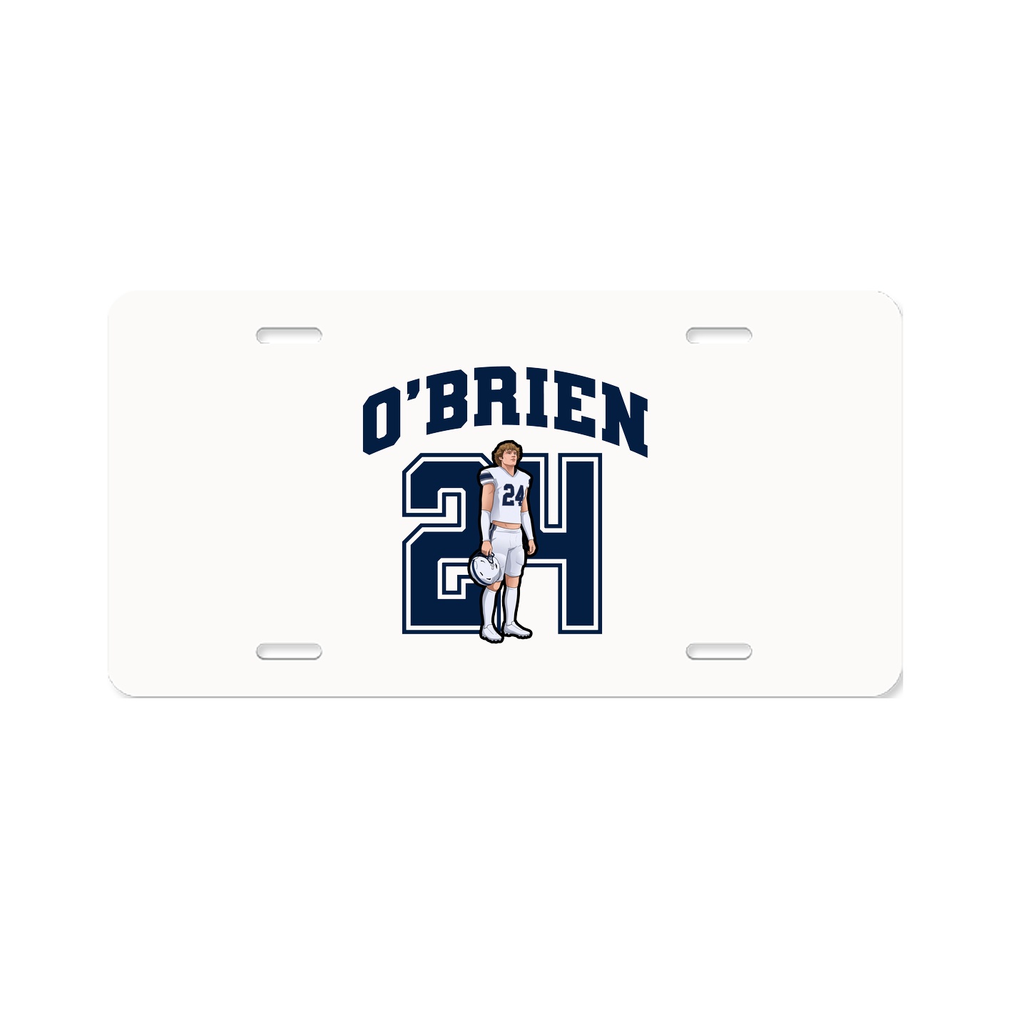 License Plate — Number in Classic