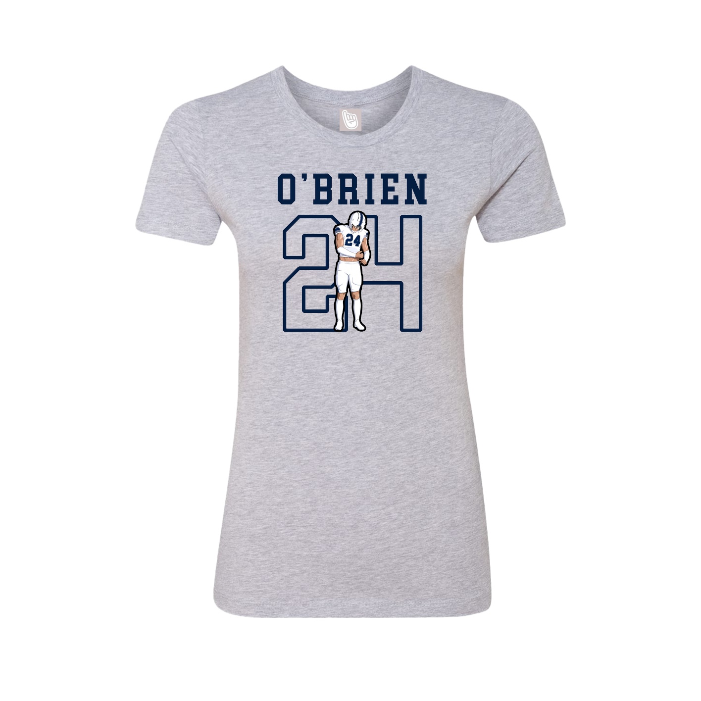 Fitted Women's Tee — Shirsey in Grey