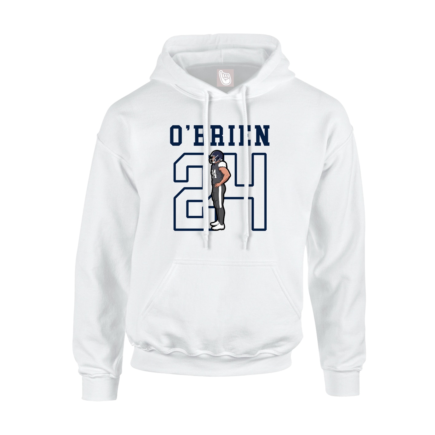 Hoodie — Shirsey in White