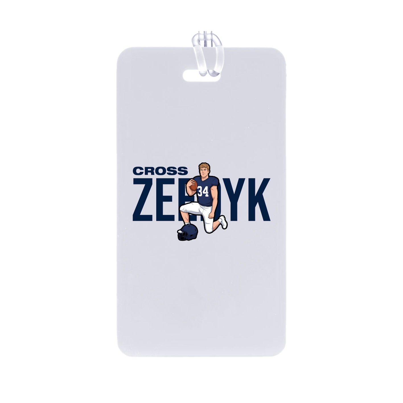 Bag Tag — Player Name in Classic