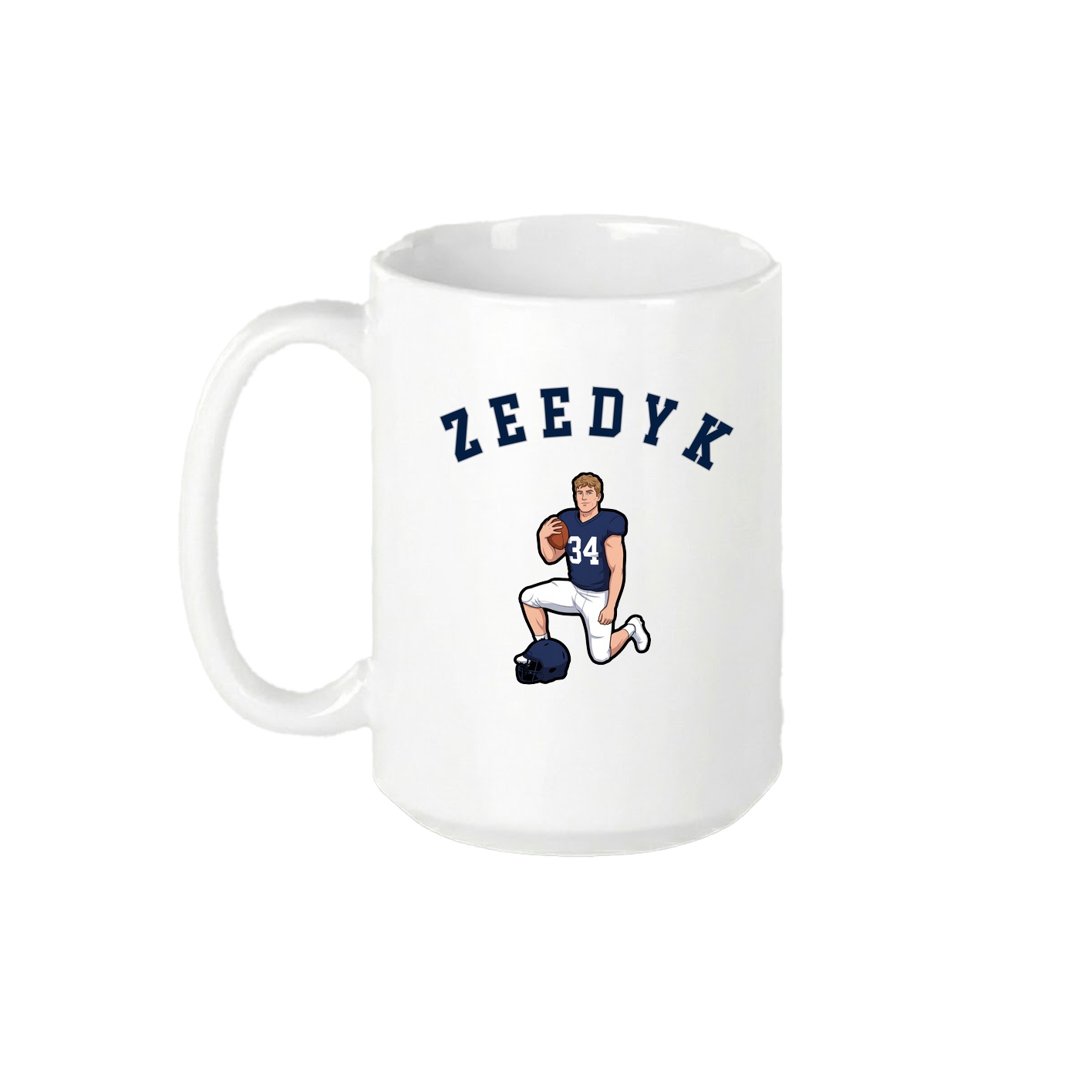 15oz Coffee Mug — Shirsey Arch in White