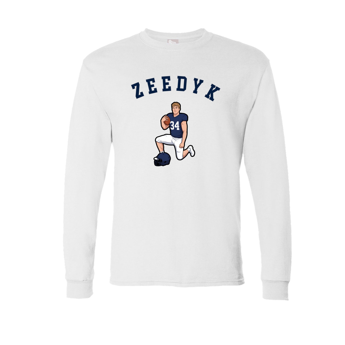 Long Sleeve Tee — Shirsey Arch in White