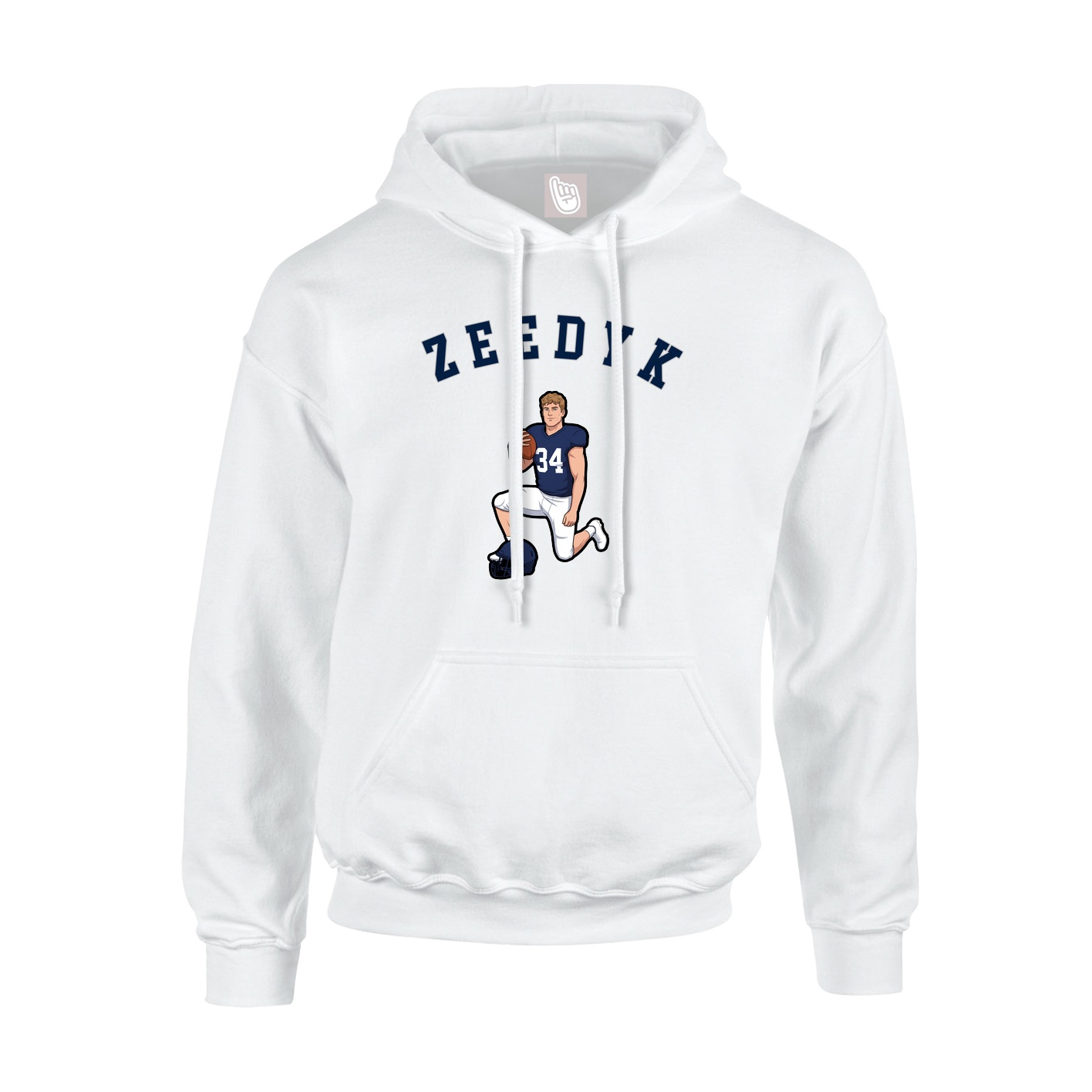 Hoodie — Shirsey Arch in White