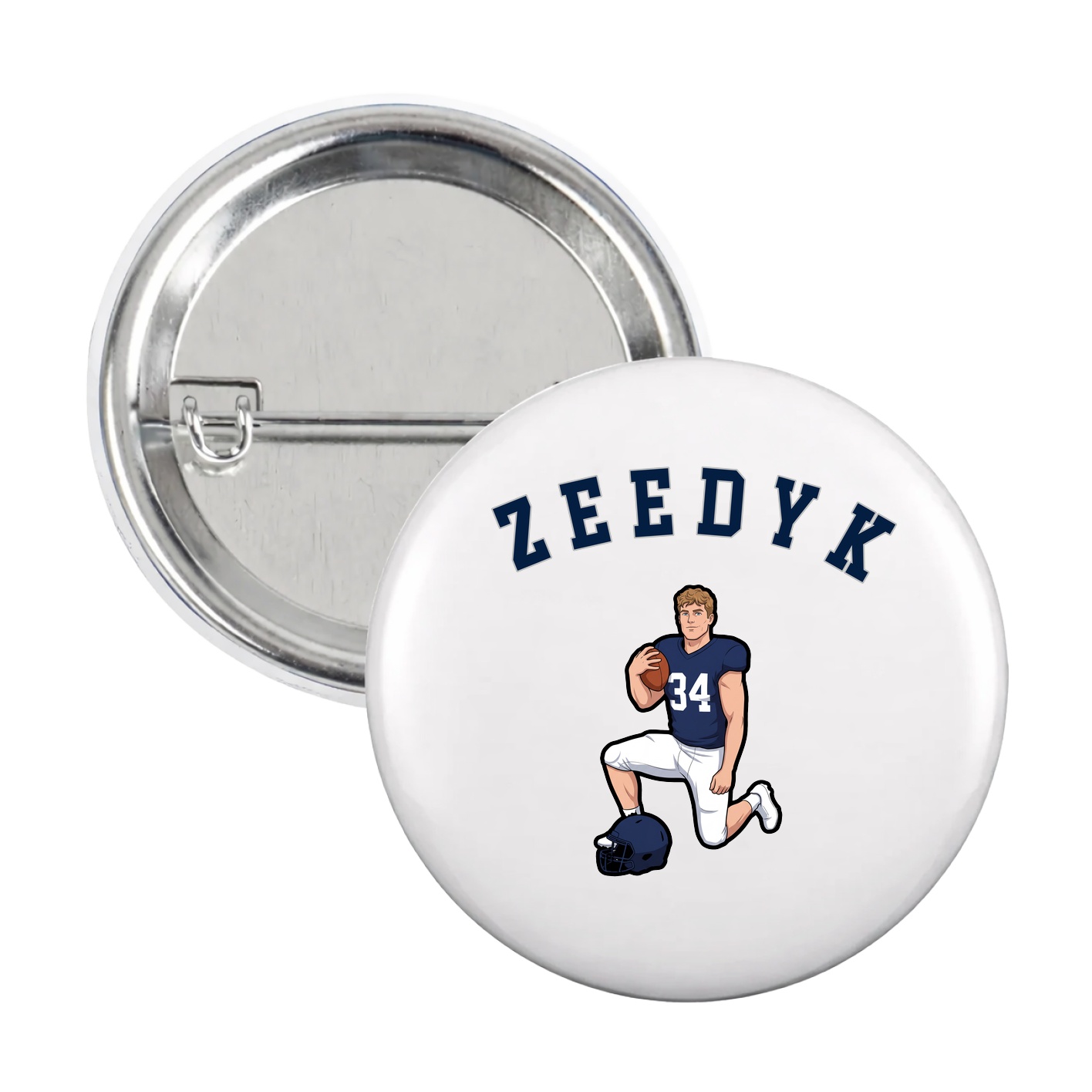 Game Day Button — Shirsey Arch in White