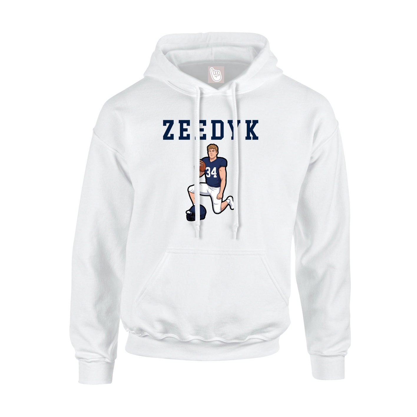 Youth Hoodie — Shirsey in White