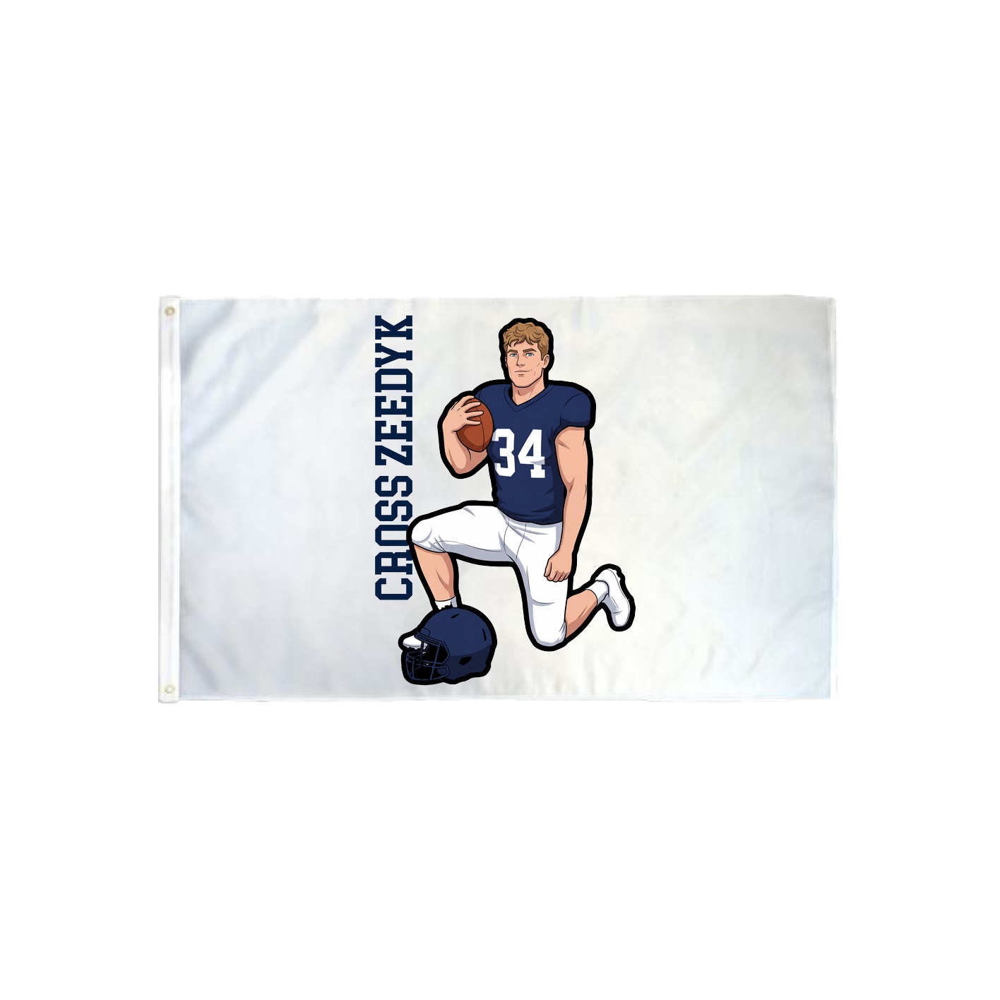 3x5 Flag — Name Vertical in Classic