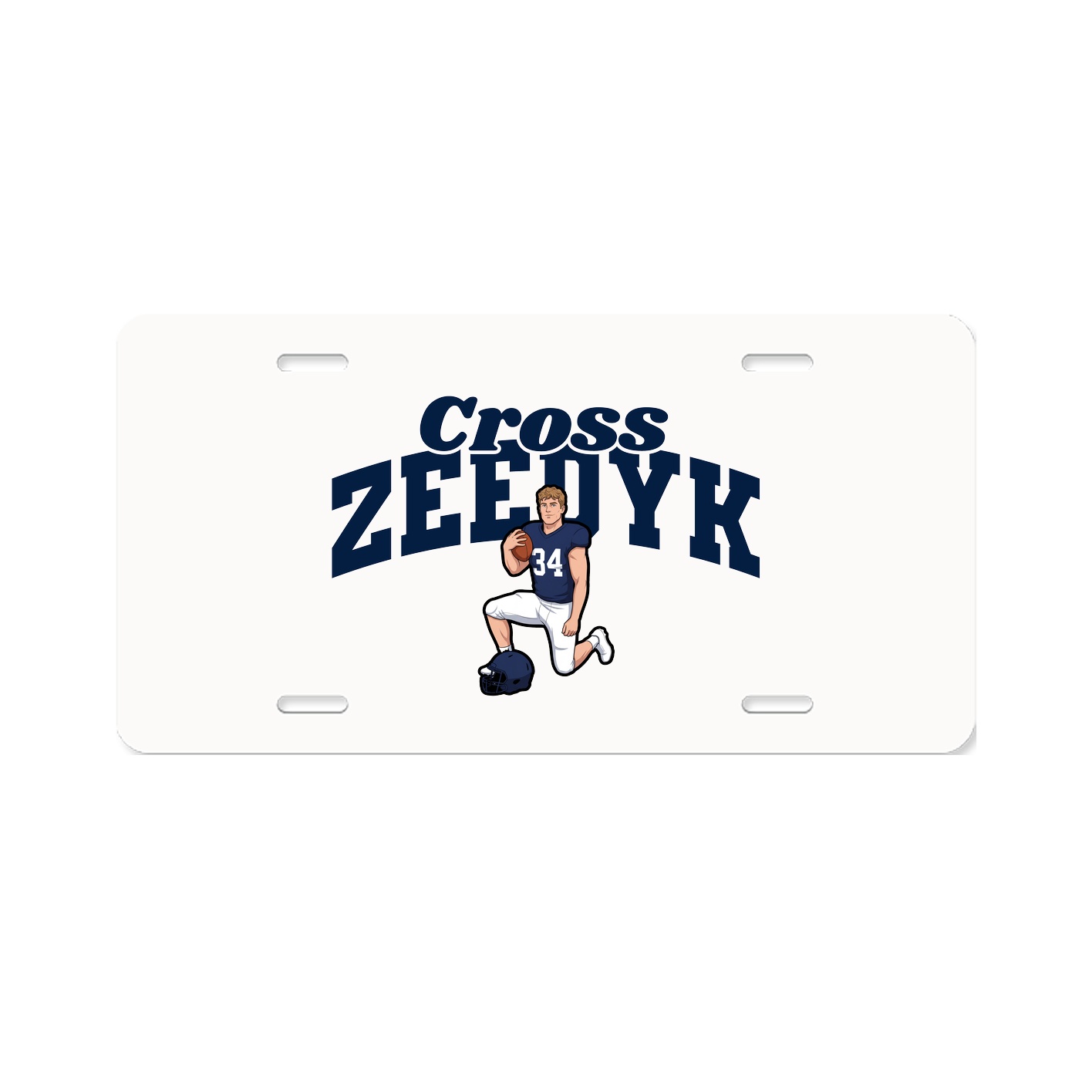 License Plate — Signature Arch in Classic
