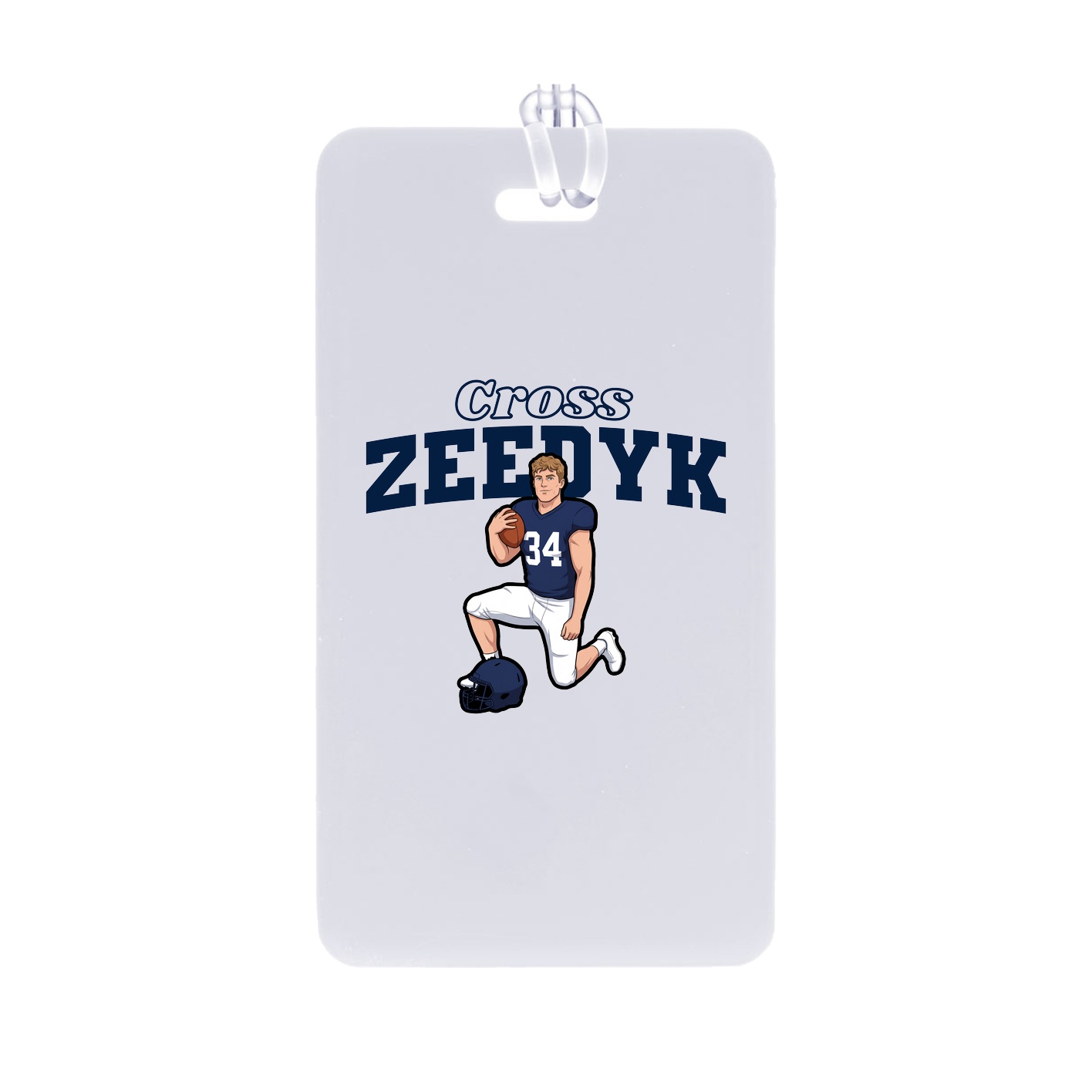 Bag Tag — Name Arch in Classic