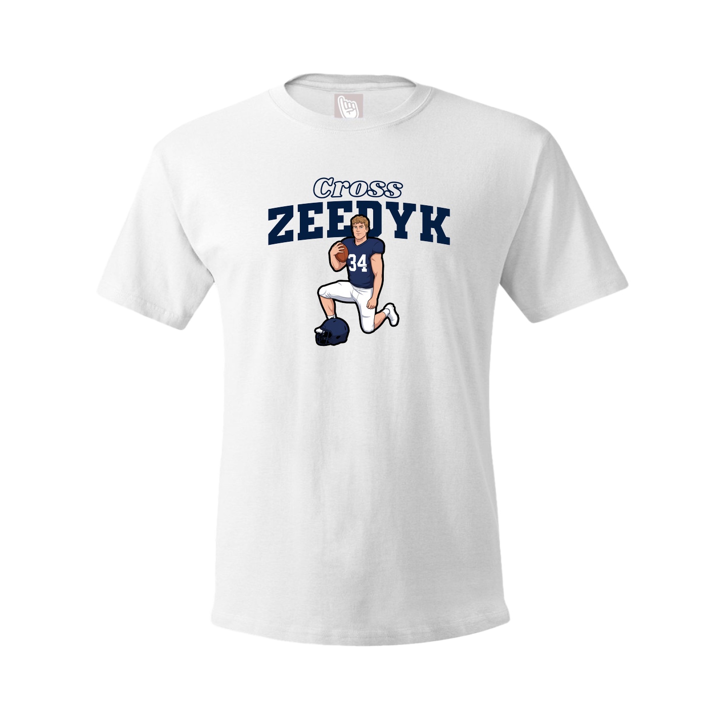 Tee — Name Arch in White