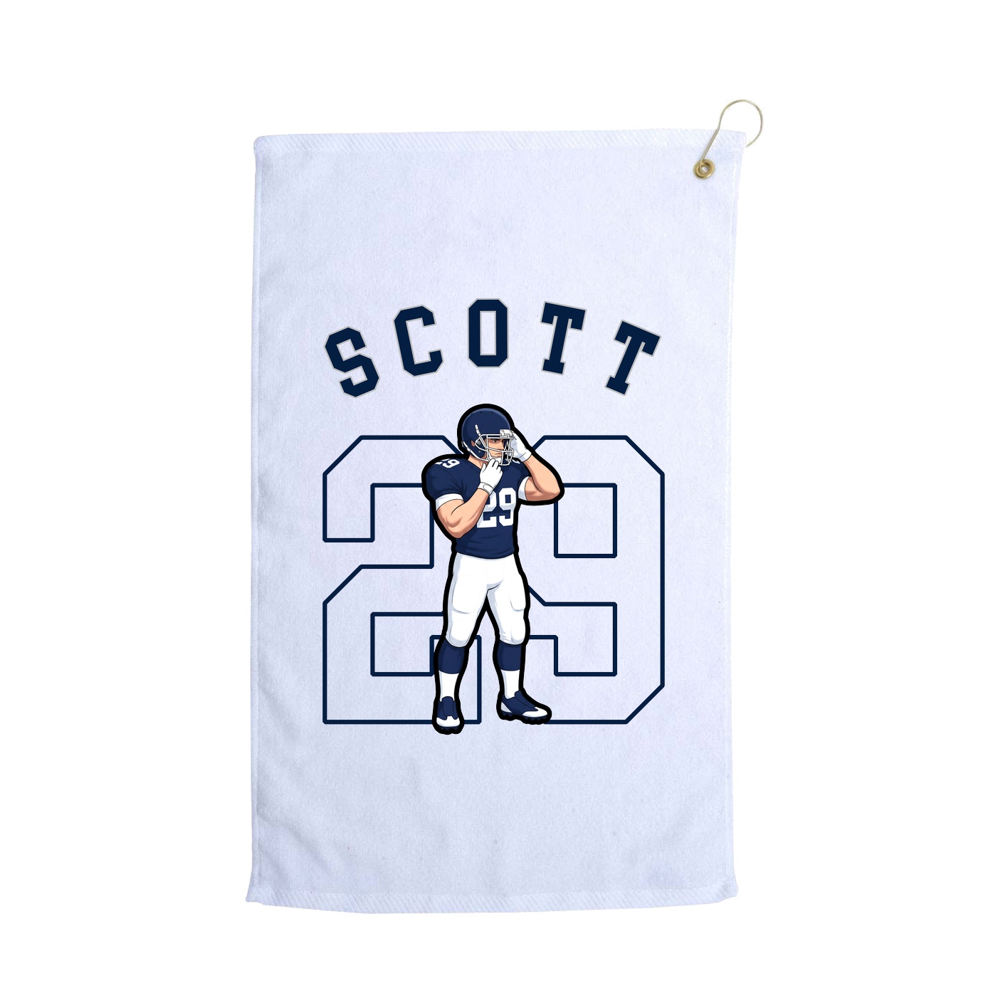 Golf Towel — Shirsey Arch in White