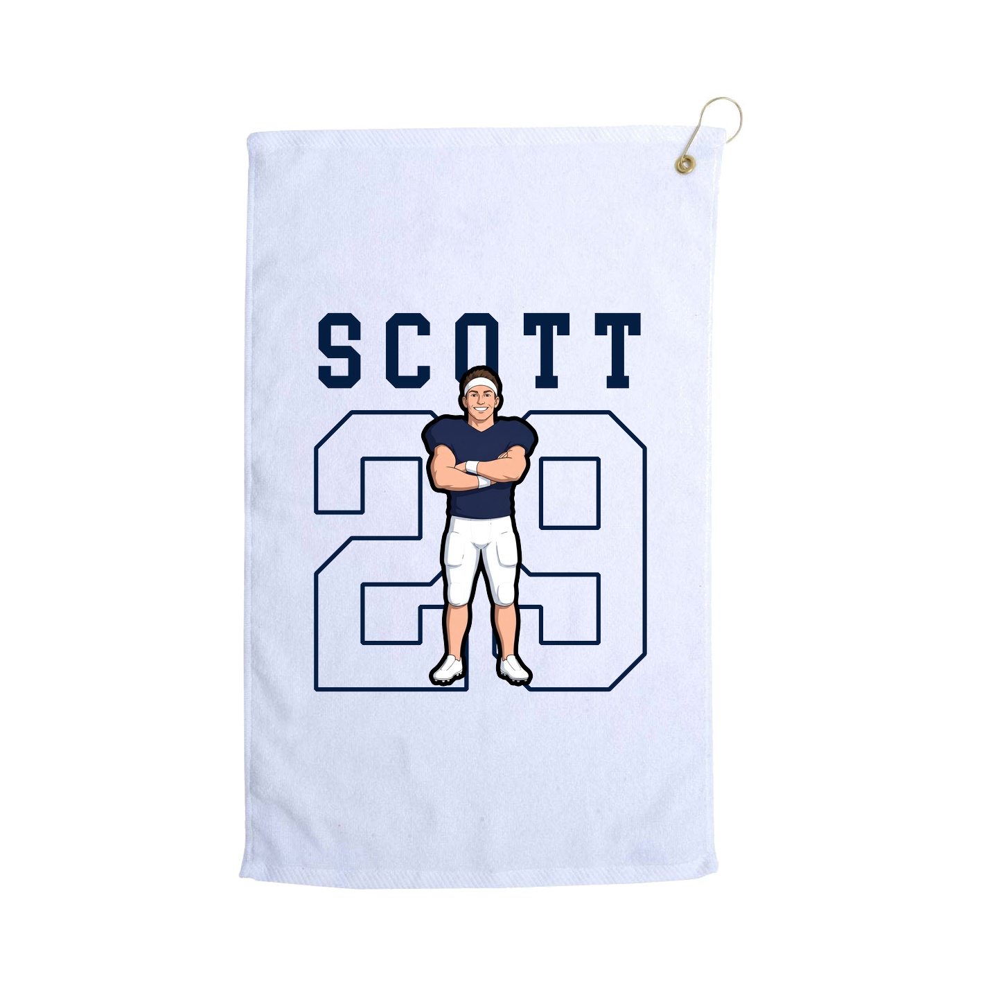 Golf Towel — Shirsey in White
