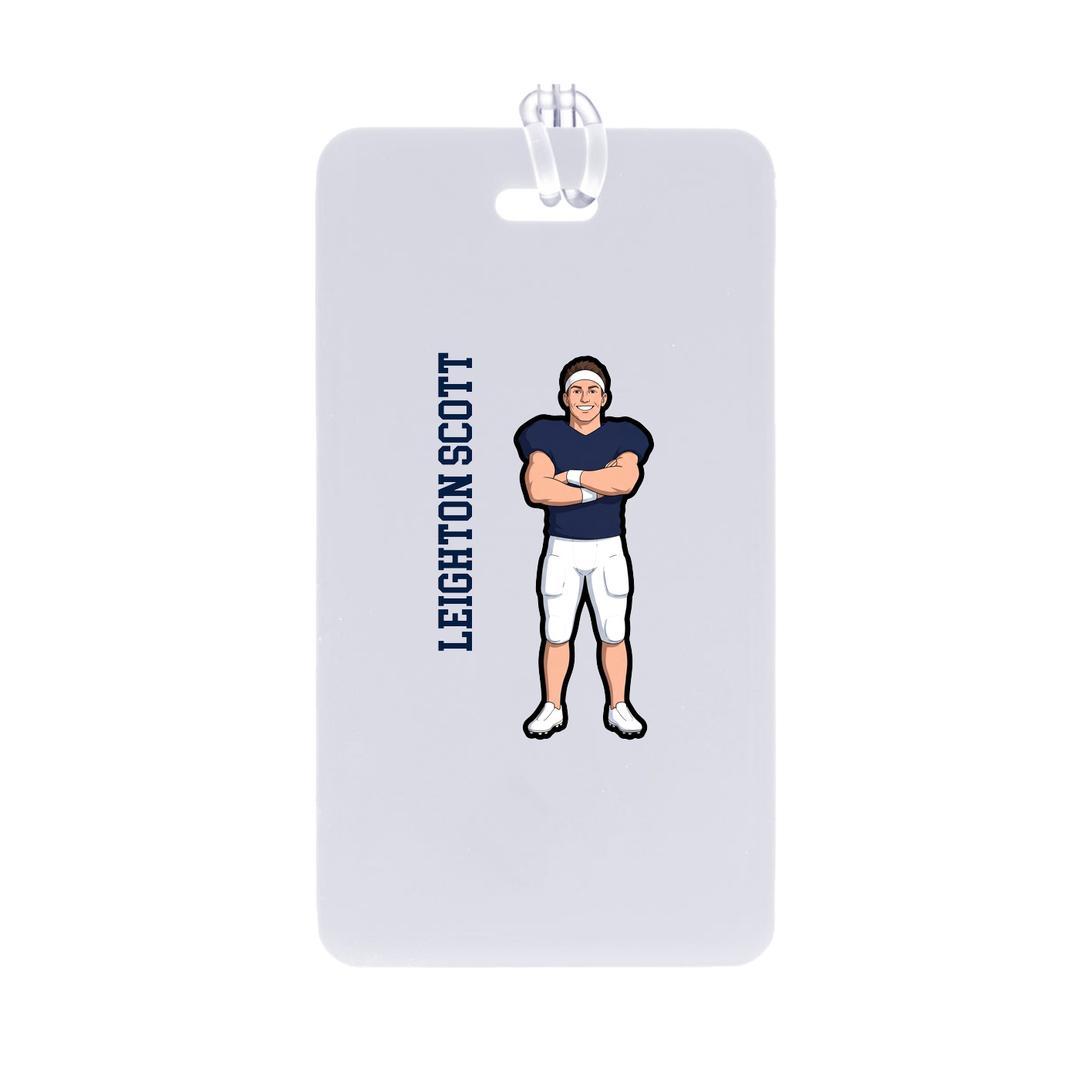 Bag Tag — Name Vertical in Classic