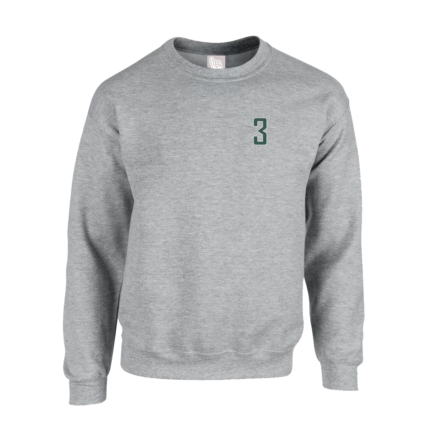 Fleece Crew — Front Shirsy in Grey