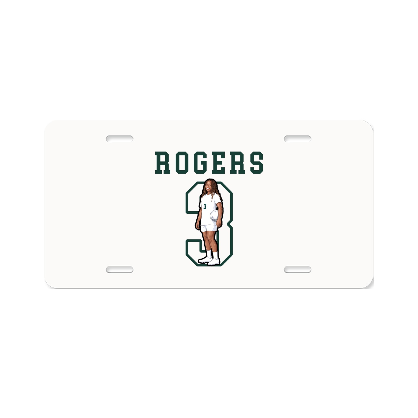 License Plate — Shirsey in Classic