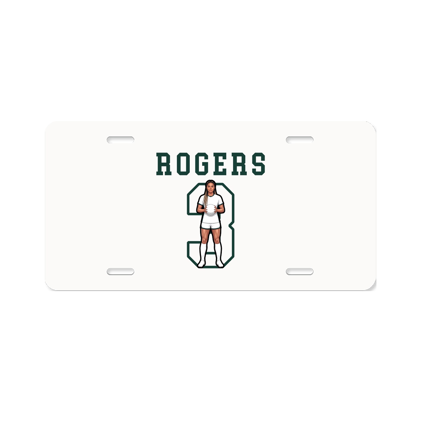 License Plate — Shirsey in Classic