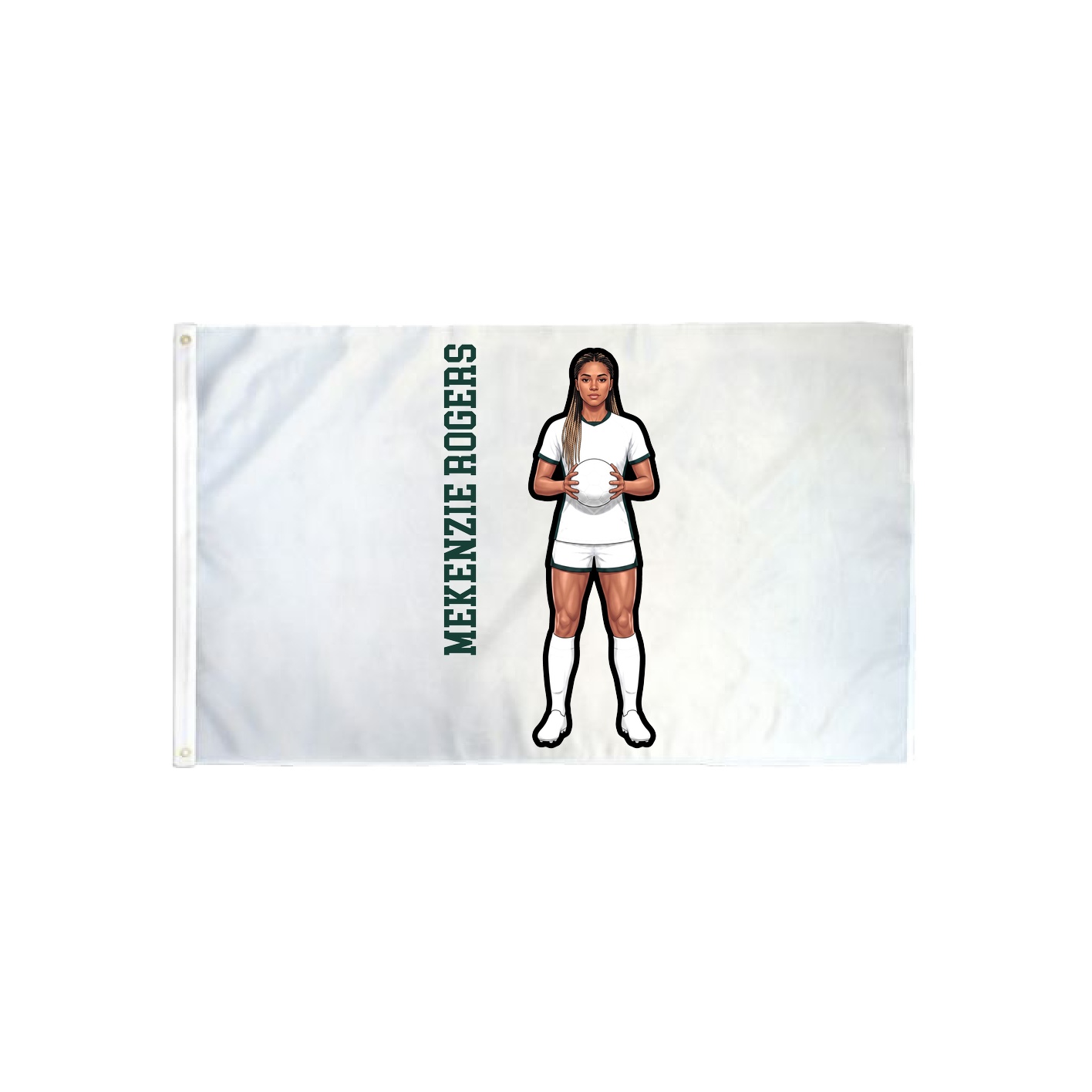 3x5 Flag — Name Vertical in Classic