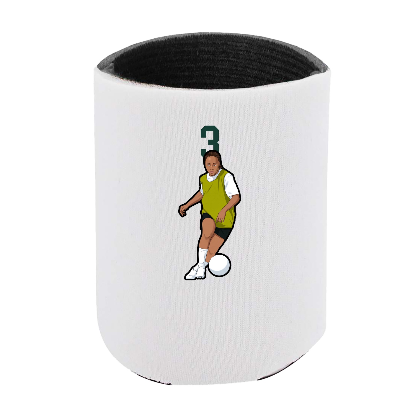 Can Holder — Number Top in White