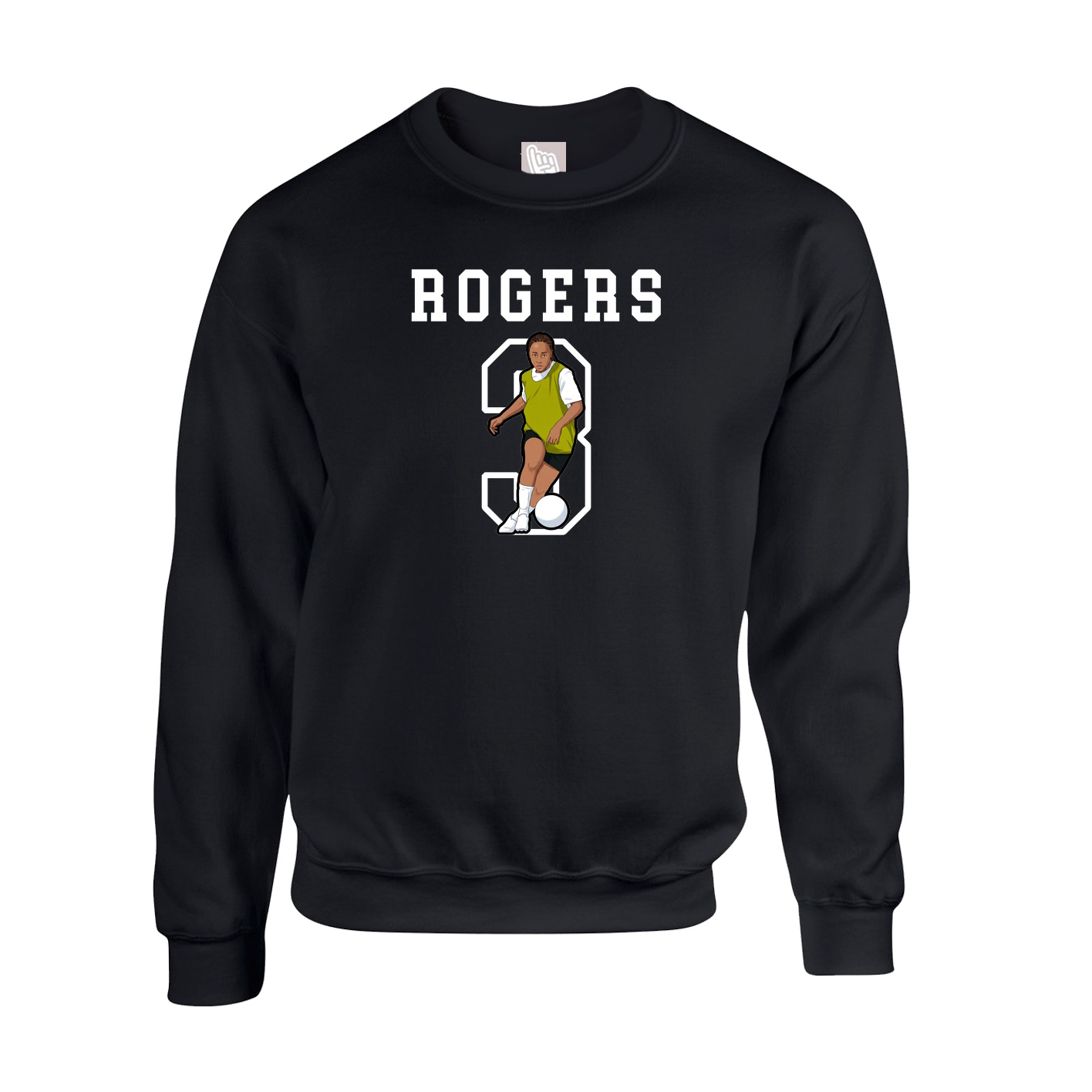 Fleece Crew — Shirsey in Black