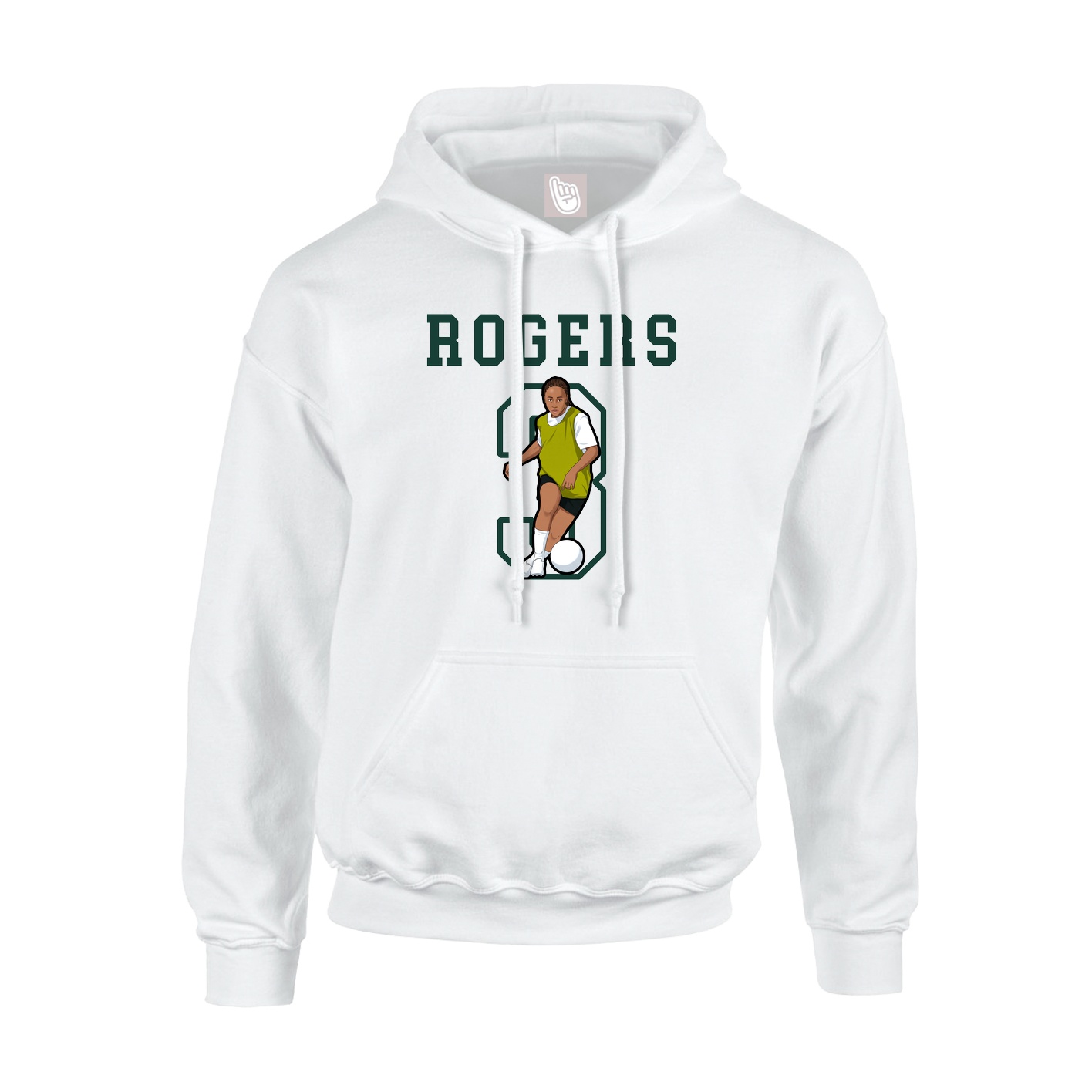 Youth Hoodie — Shirsey in White